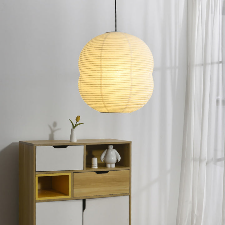 Mini Lampa Wisząca z Papieru Washi