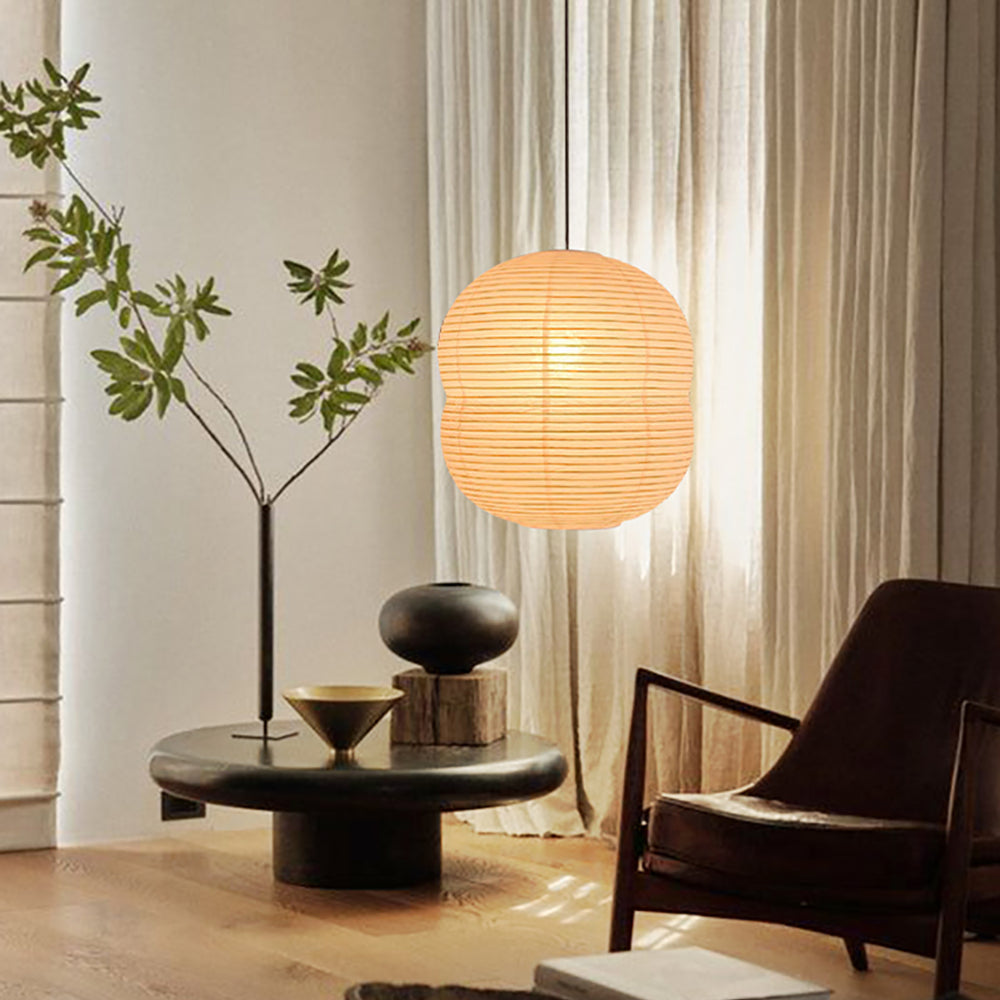 Mini Lampa Wisząca z Papieru Washi
