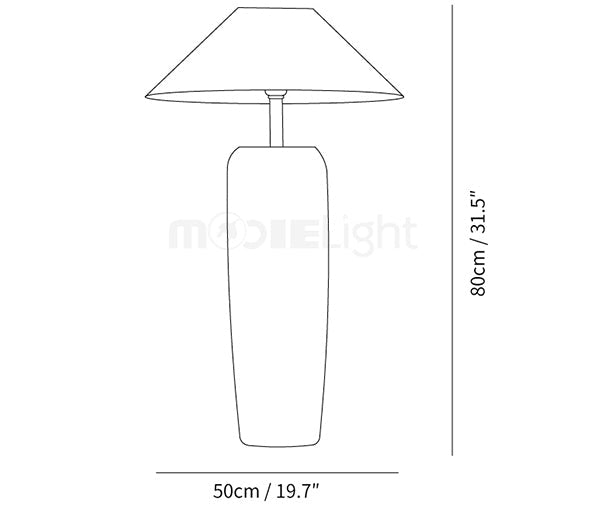 Postarzona drewniana lampa podłogowa