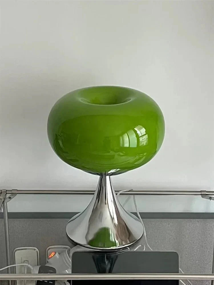 Antyczna Lampa Stołowa Jabłko