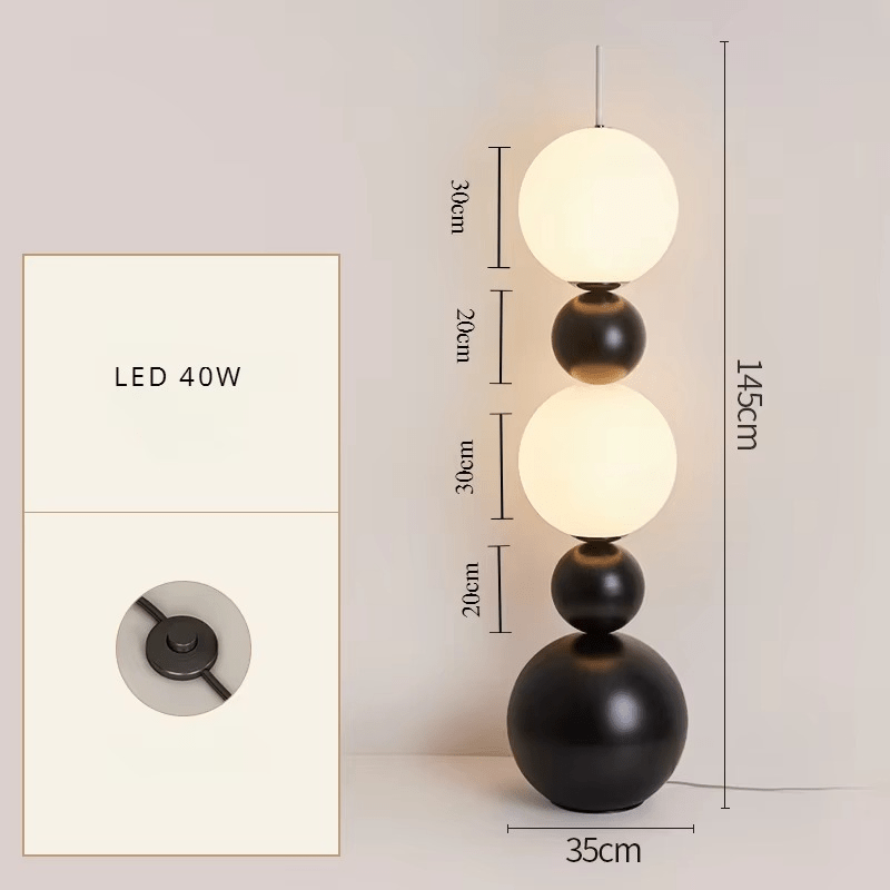 Autentyczna Lampa Podłogowa Kalebas