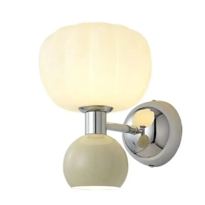 Nowoczesne lampy ścienne LED w kolorze kremowym