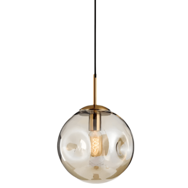 Brikey szklana kula lampa wisząca