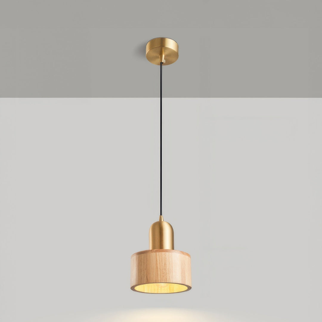 Lampa Wisząca Cylinder w Stylu Japońskim