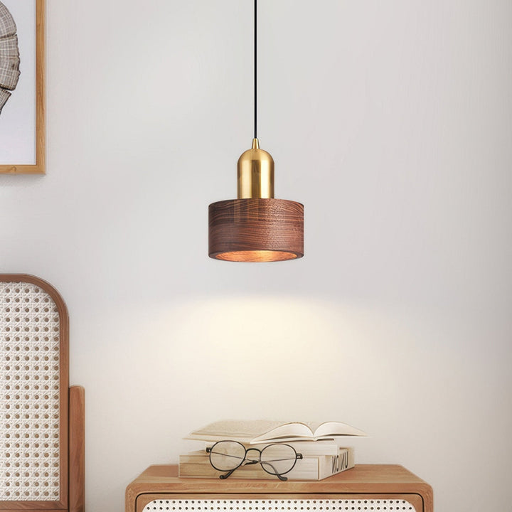 Lampa Wisząca Cylinder w Stylu Japońskim