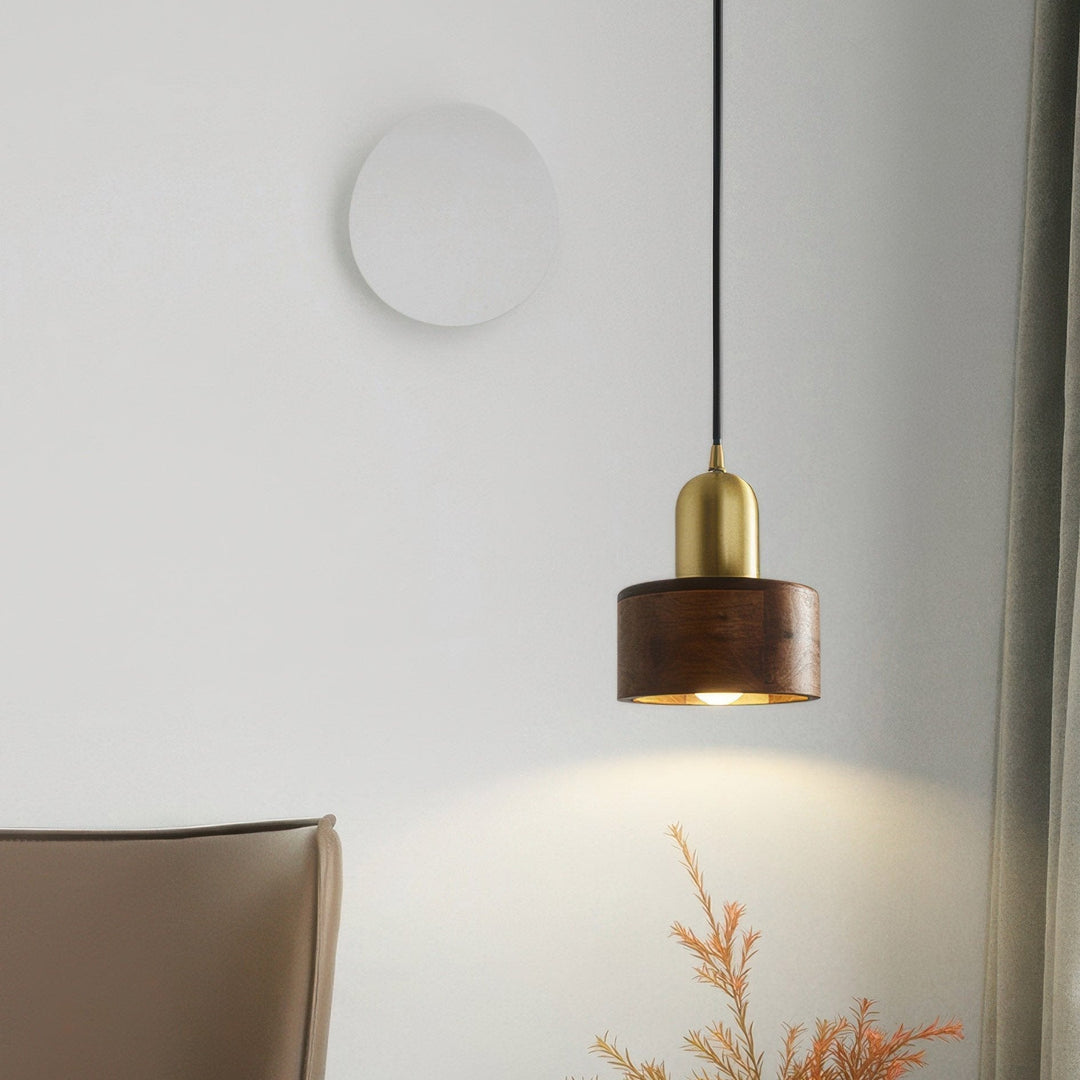 Lampa Wisząca Cylinder w Stylu Japońskim