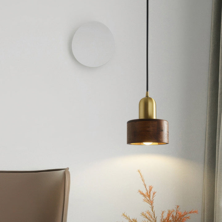 Lampa Wisząca Cylinder w Stylu Japońskim