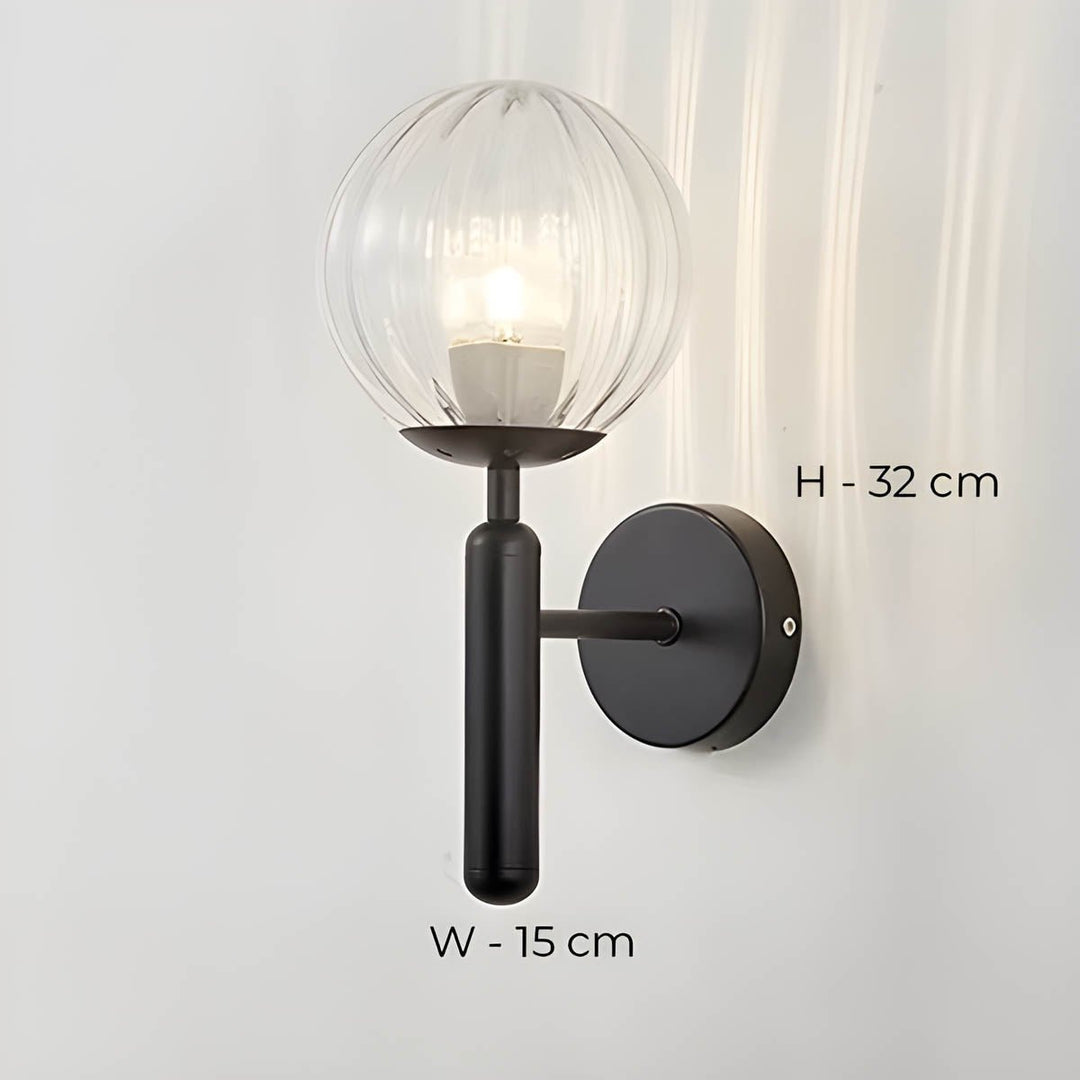 Lampa Clair z przetworzonego szkła