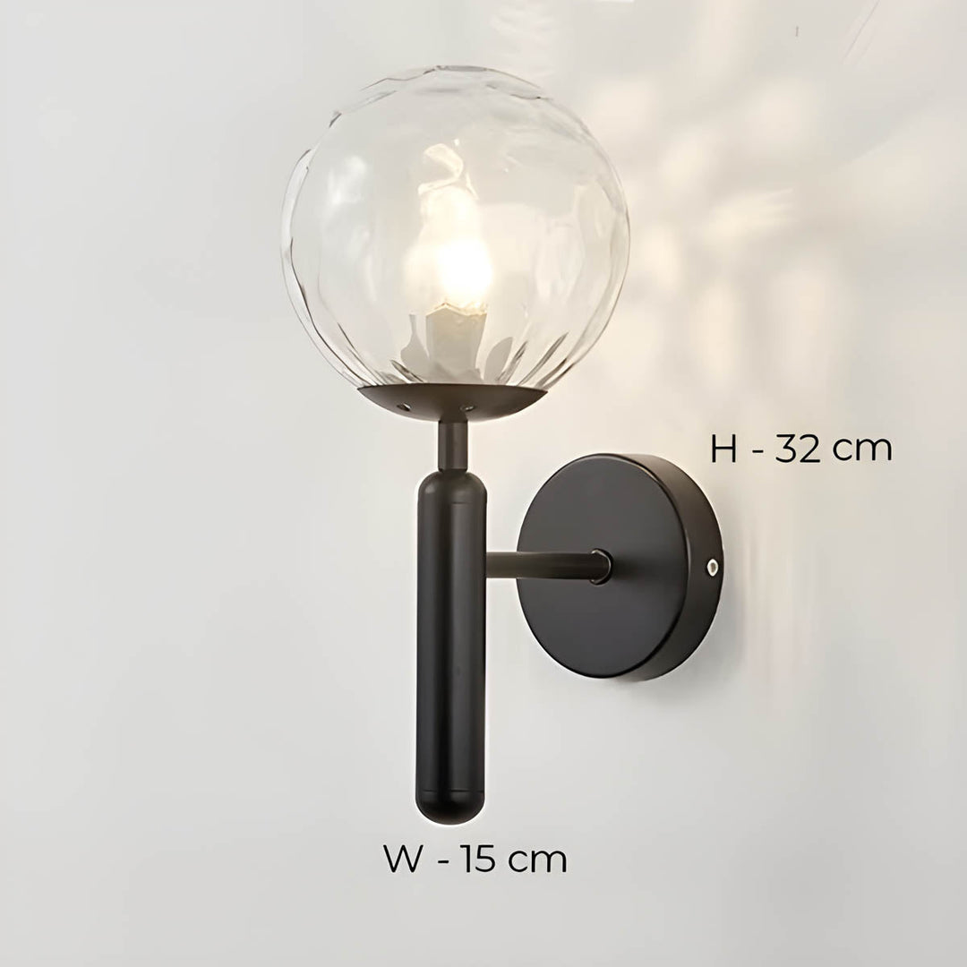 Lampa Clair z przetworzonego szkła