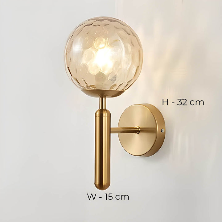 Lampa Clair z przetworzonego szkła