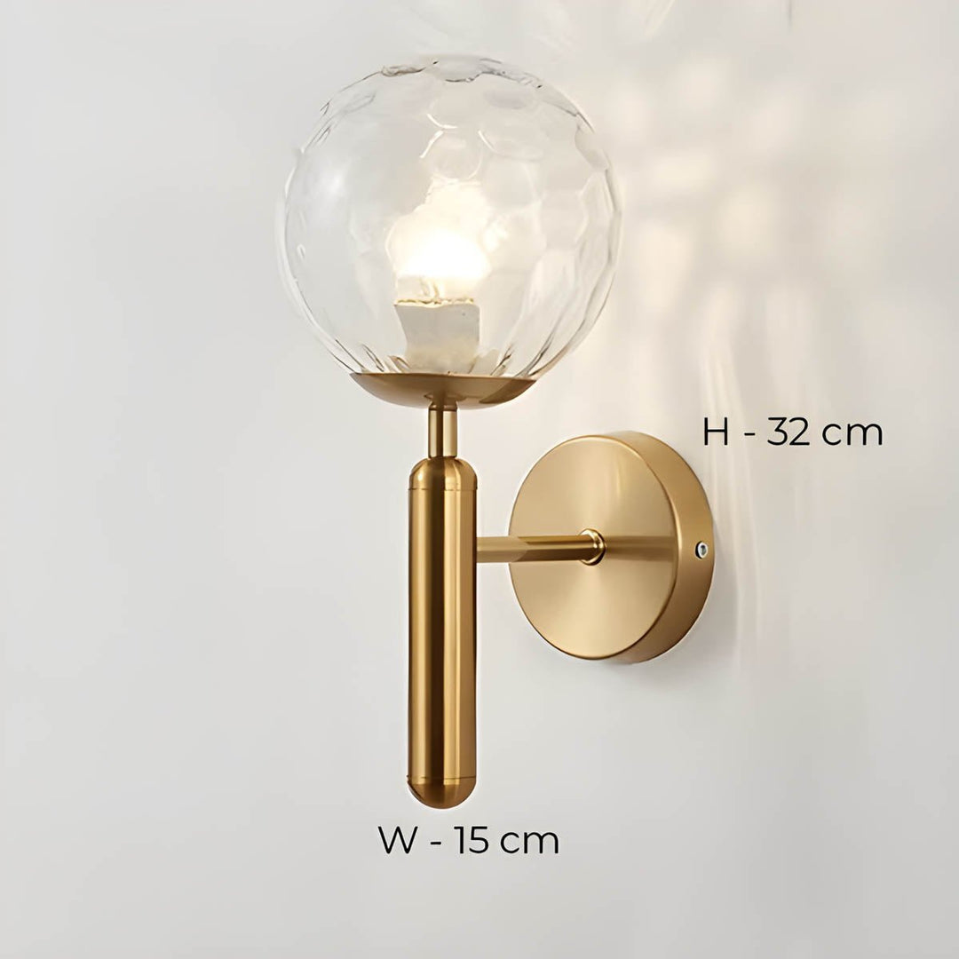 Lampa Clair z przetworzonego szkła