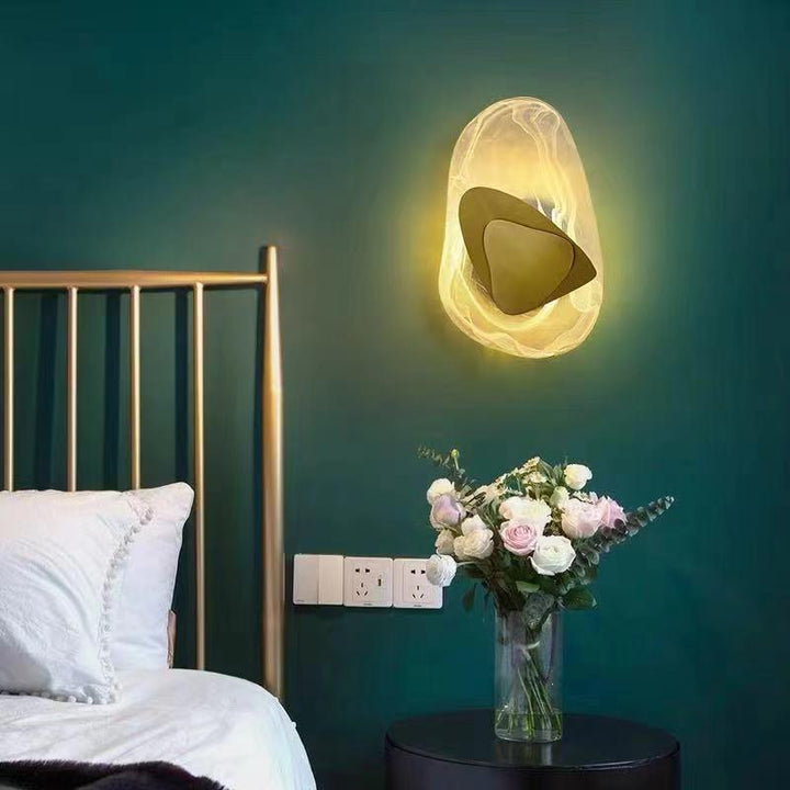 Nowoczesna Szklana Lampa LED na Ścianę