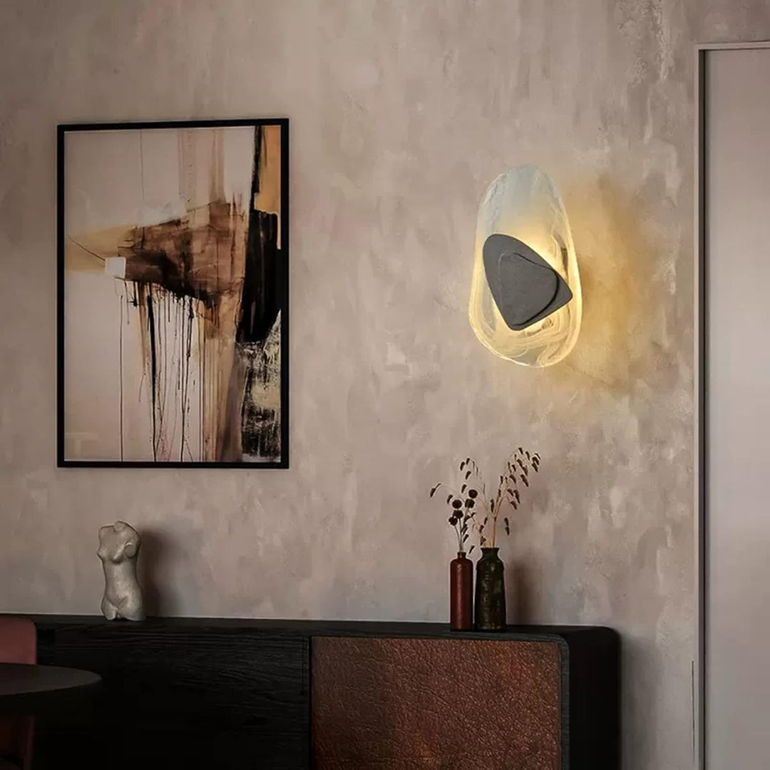 Nowoczesna Szklana Lampa LED na Ścianę