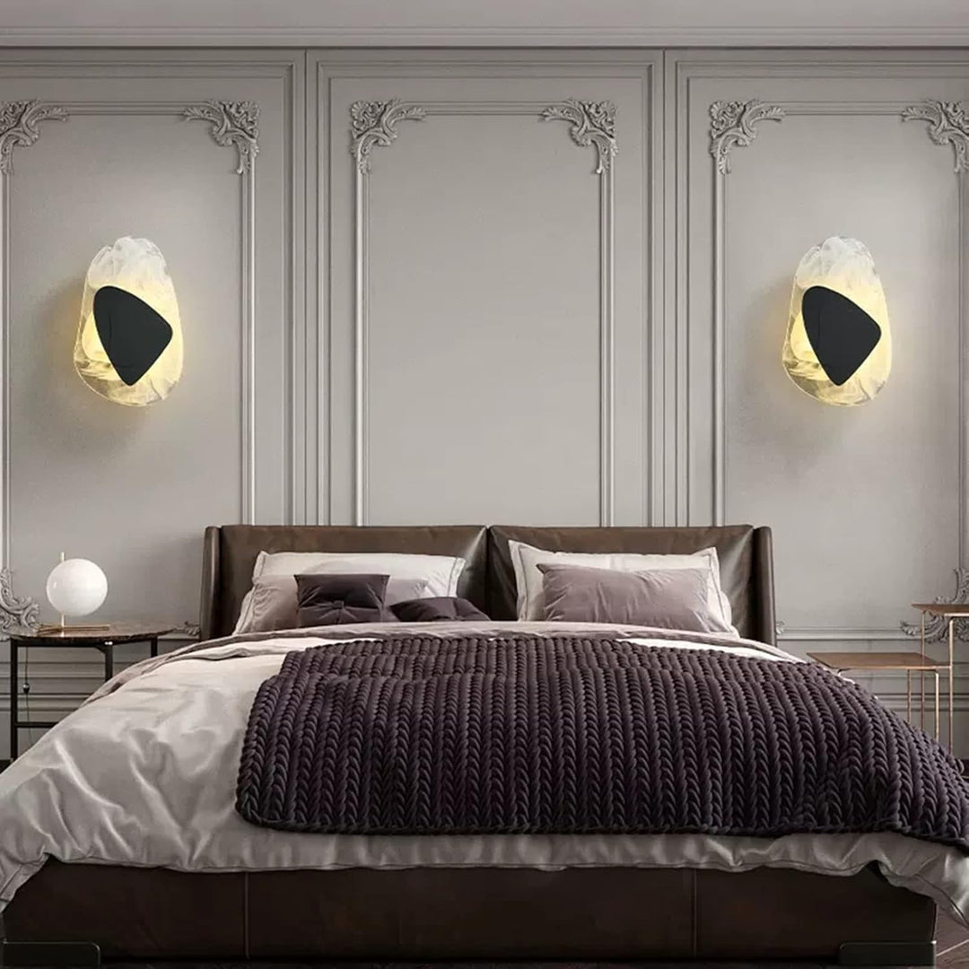 Nowoczesna Szklana Lampa LED na Ścianę