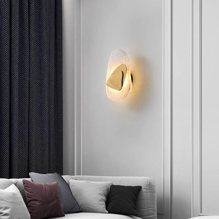 Nowoczesna Szklana Lampa LED na Ścianę