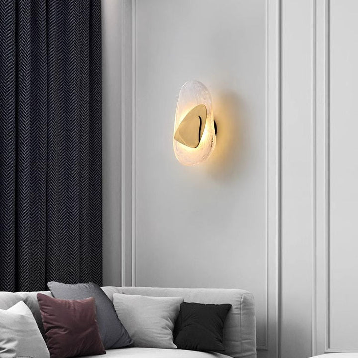 Nowoczesna Szklana Lampa LED na Ścianę