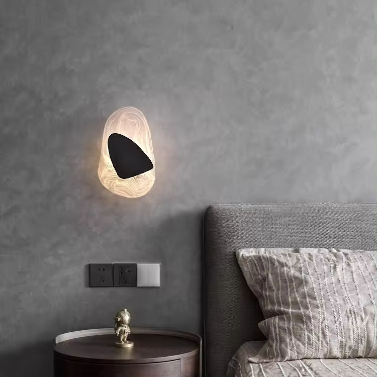 Nowoczesna Szklana Lampa LED na Ścianę