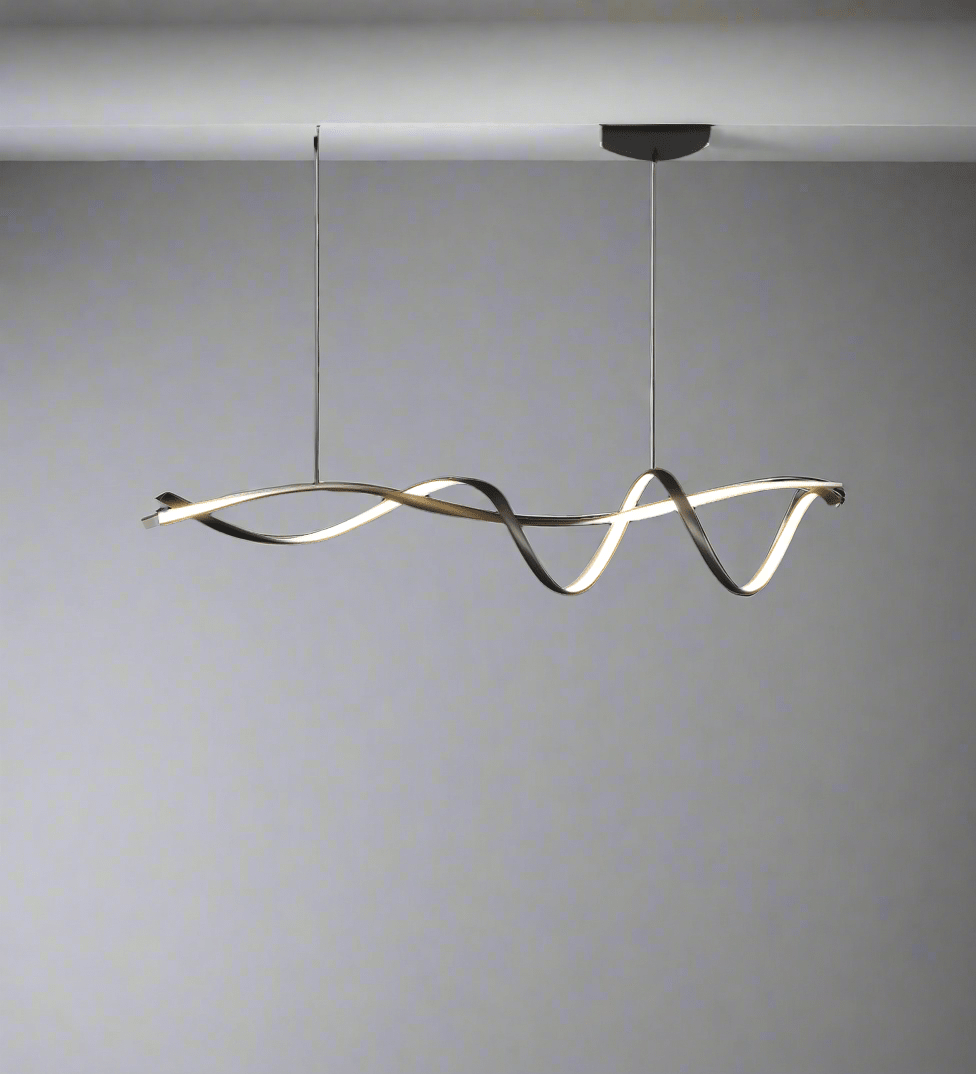 Kreatywna Czarna Nowoczesna Lampa Wisząca LED