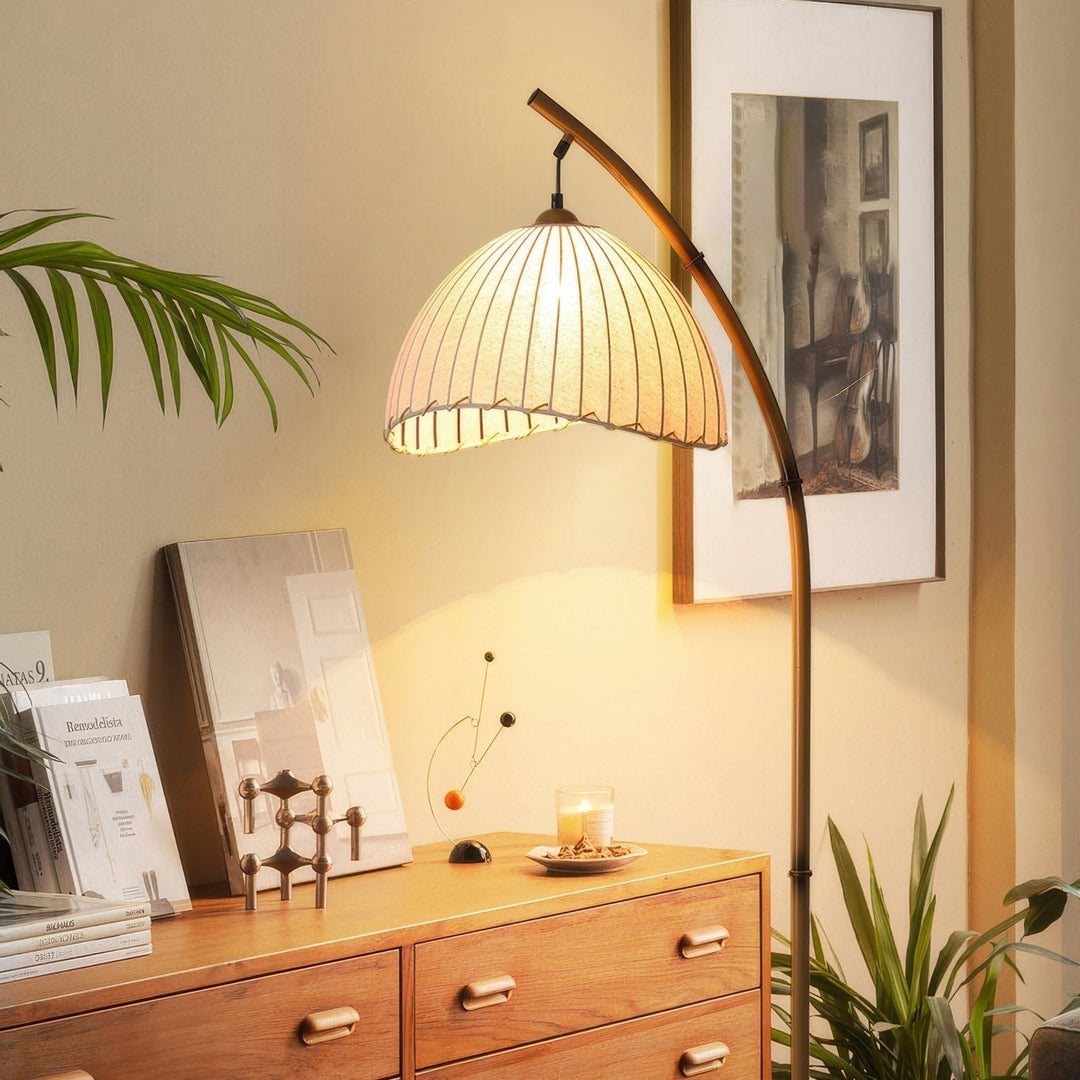 Kulturalna Lampa Podłogowa Zen z Bambusa