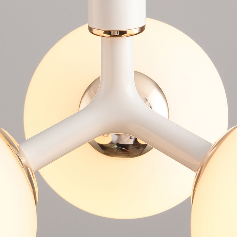 Luksusowa szklana lampa wisząca w stylu skandynawskim
