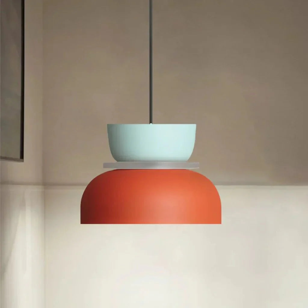 Dulcy Kleurblok Skandynawska Lampa Wisząca