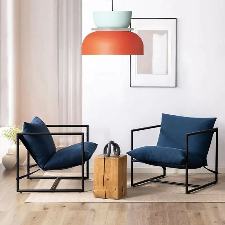 Dulcy Kleurblok Skandynawska Lampa Wisząca