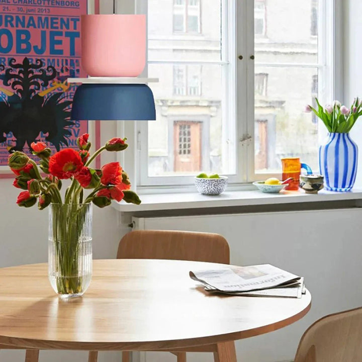 Dulcy Kleurblok Skandynawska Lampa Wisząca