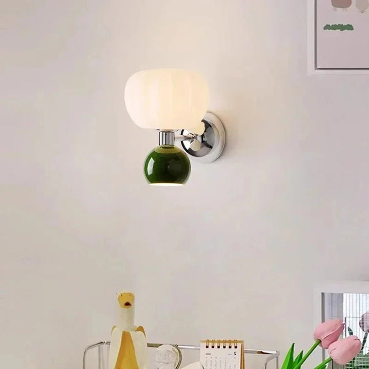 Nowoczesne lampy ścienne LED w kolorze kremowym