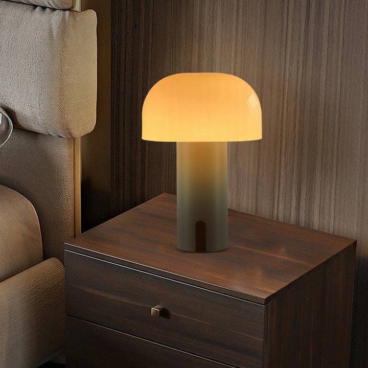 Lampa stołowa w stylu europejskim w kształcie grzyba