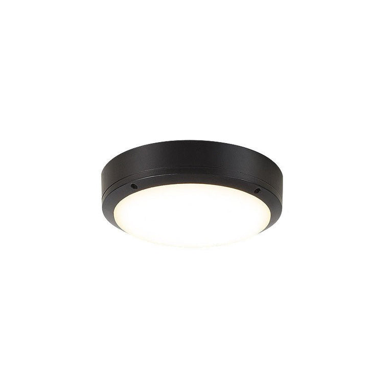 Prosta zewnętrzna wodoodporna aluminiowa okrągła lampa sufitowa LED