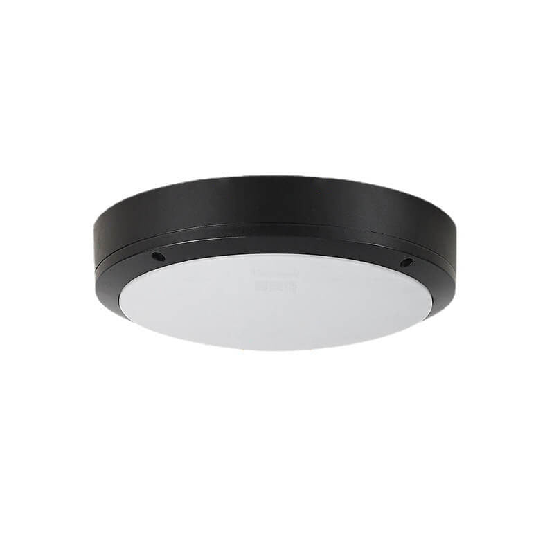 Prosta zewnętrzna wodoodporna aluminiowa okrągła lampa sufitowa LED