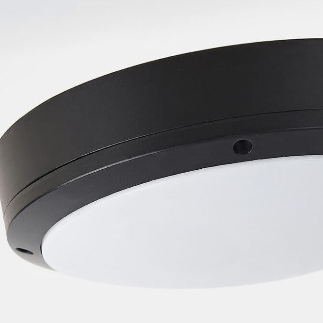 Prosta zewnętrzna wodoodporna aluminiowa okrągła lampa sufitowa LED
