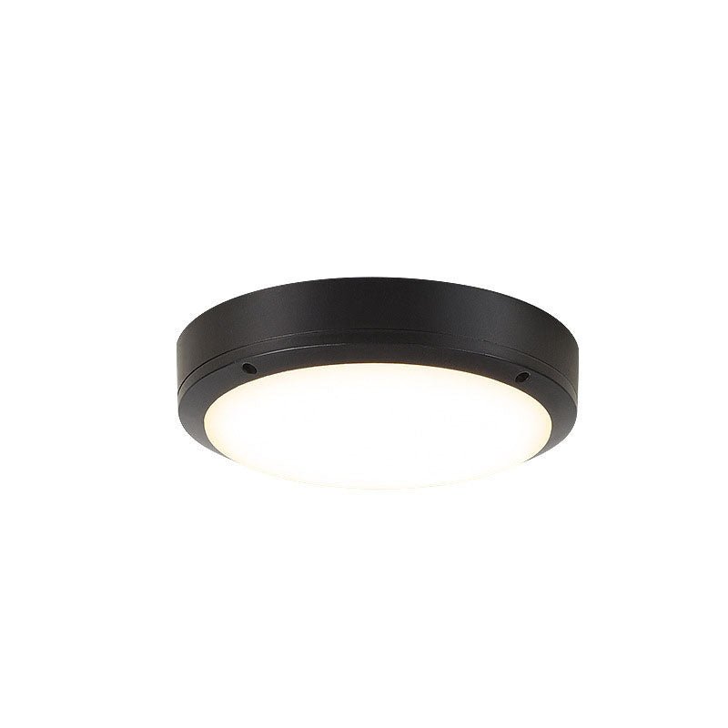 Prosta zewnętrzna wodoodporna aluminiowa okrągła lampa sufitowa LED