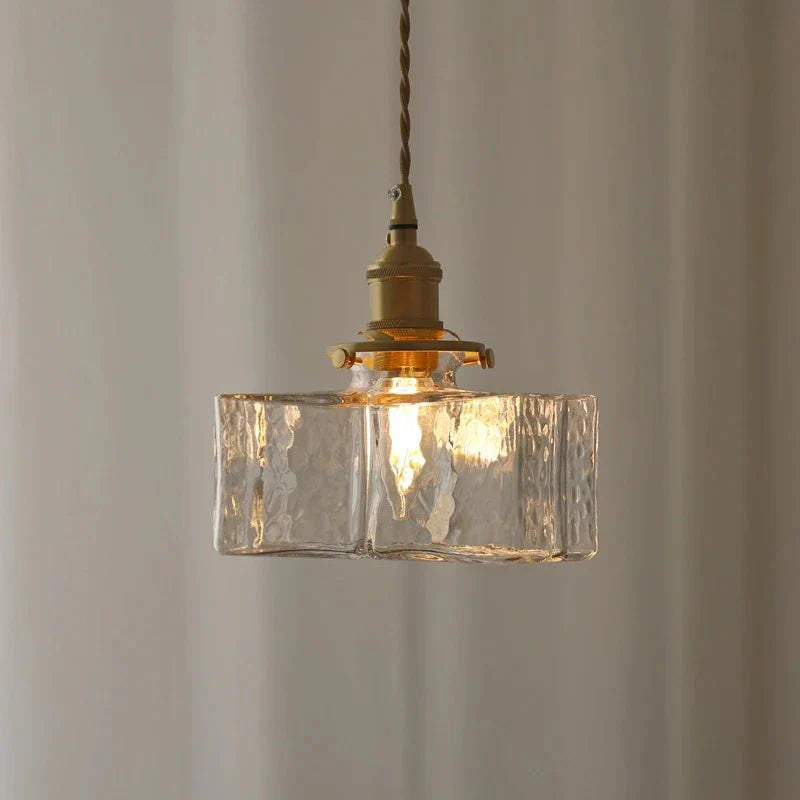 Fatima - Nowoczesna Retro Szklana Lampa Wisząca