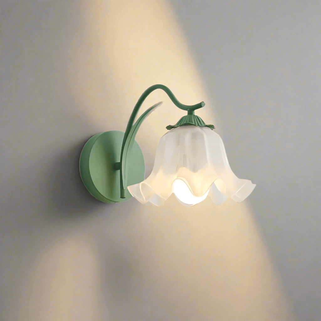 Francuska Retro Oświetlenie Ścienne Kwiatowe