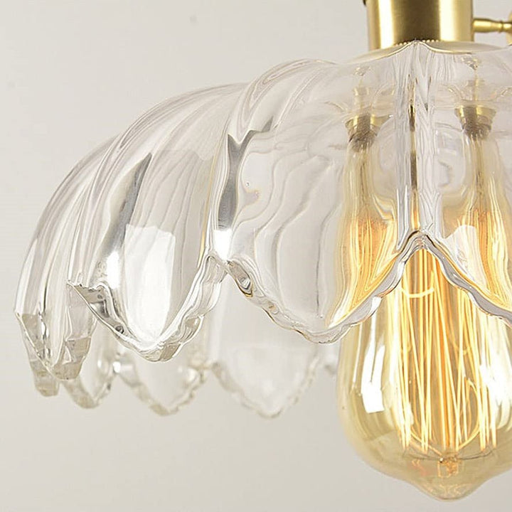 Lampka wisząca ze szkła w stylu vintage