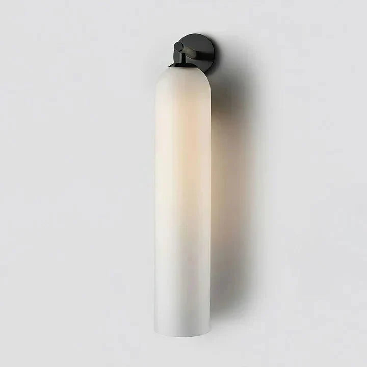 Szklana lampa ścienna