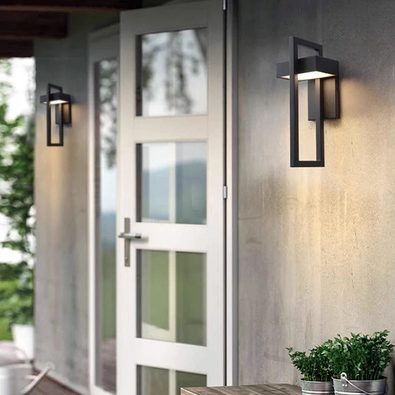 Lampa Ścienna Huwai na Zewnątrz