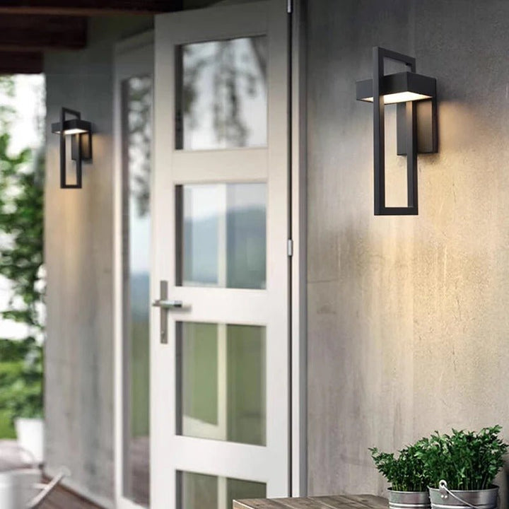 Lampa Ścienna Huwai na Zewnątrz