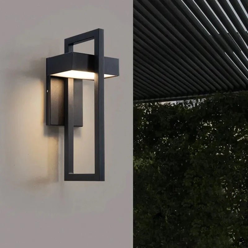 Lampa Ścienna Huwai na Zewnątrz