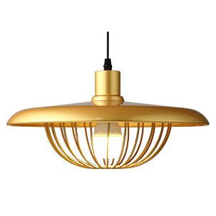 Lampy wiszące imitujące drewno