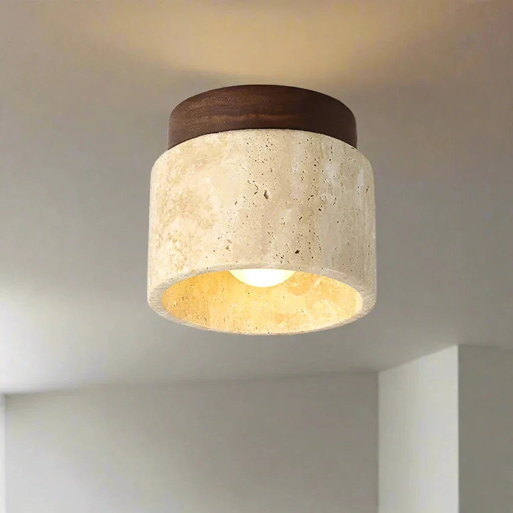 Japońska Kreatywna Lampa Sufitowa w Stylu Kremowym