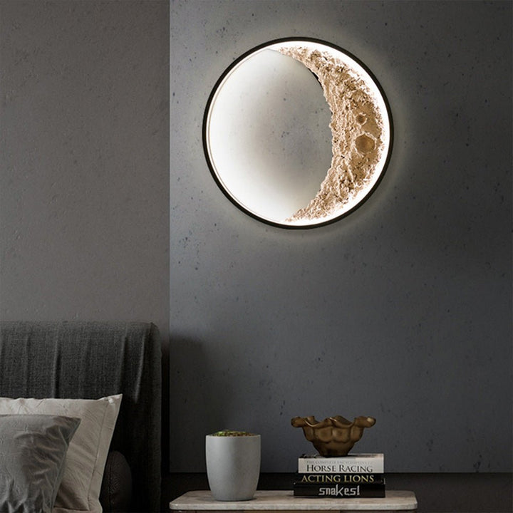 3d lampa ścienna księżycowa