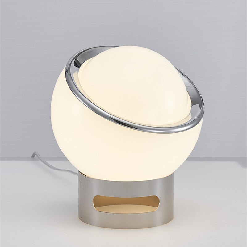 Lampa stołowa Bauhaus z francuskiego opalu