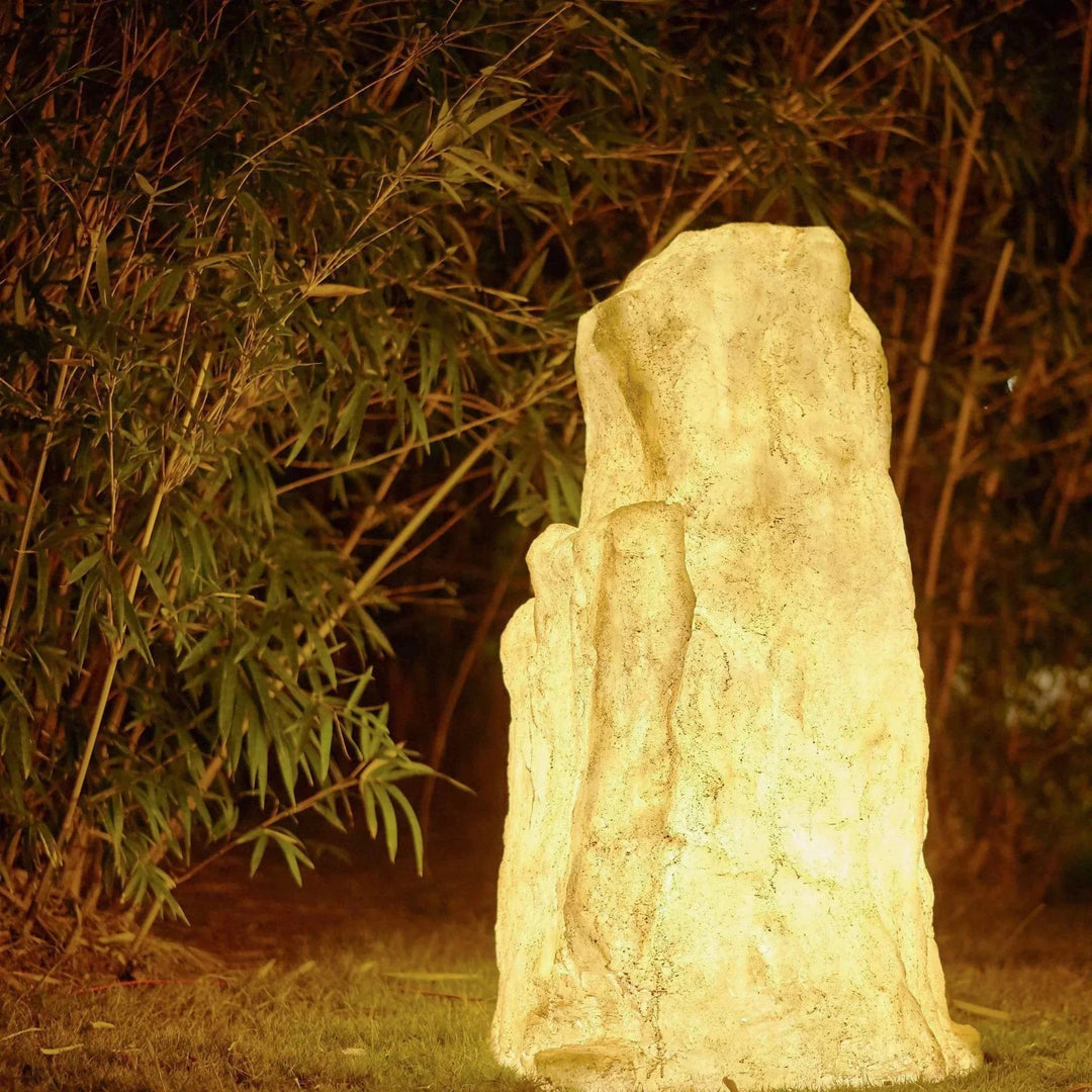 Żywa Kamienna Lampa Zewnętrzna