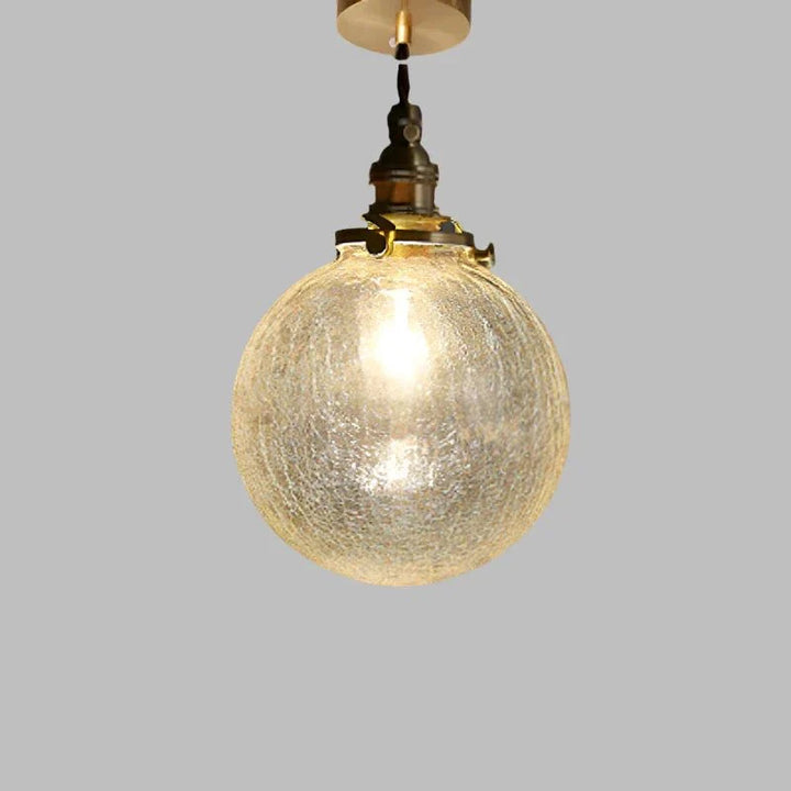 Szklana lampa wisząca Crystal