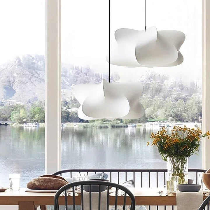 Lampa wisząca Wabi Sabi z jedwabiu Japonii