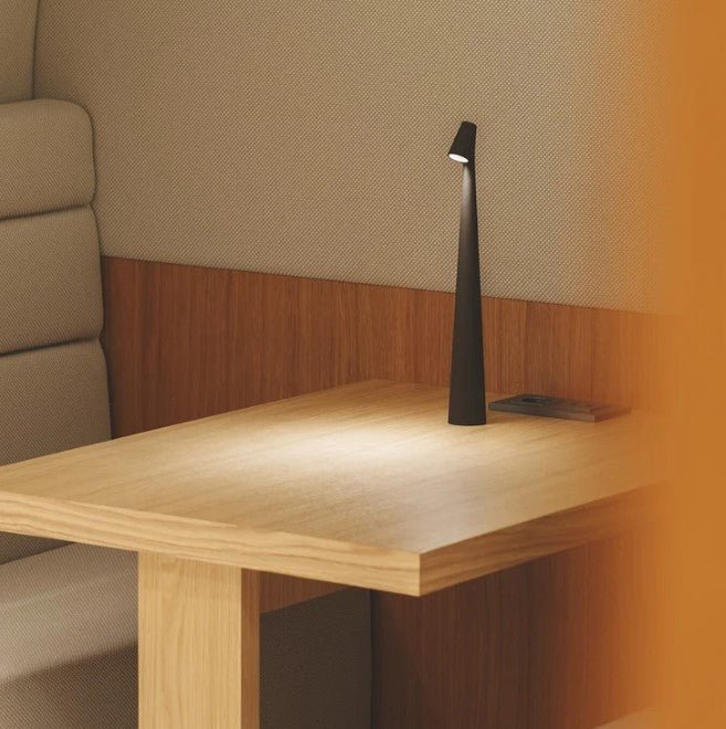 LuminaVista™ lampa stołowa LED – designerska, przenośna lampa do wnętrz