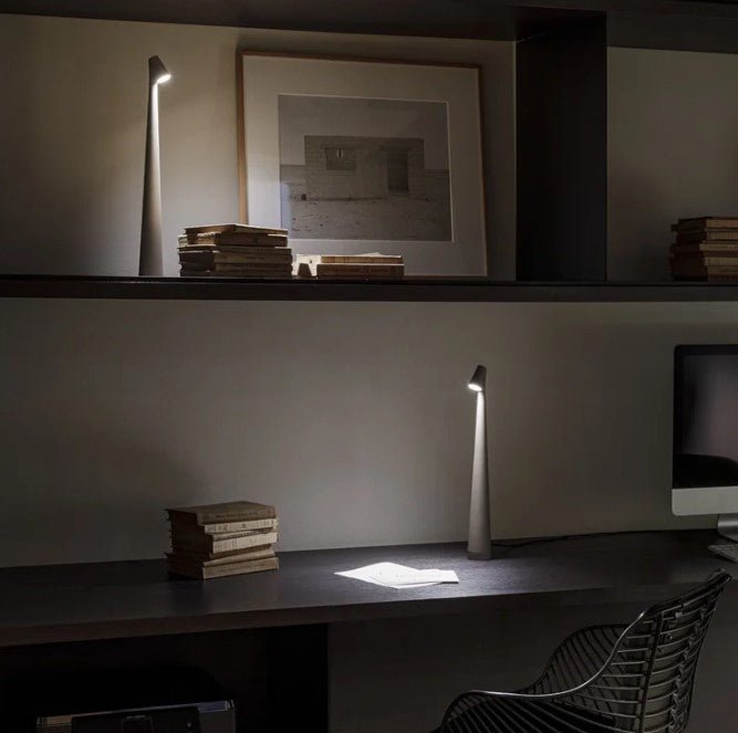LuminaVista™ lampa stołowa LED – designerska, przenośna lampa do wnętrz