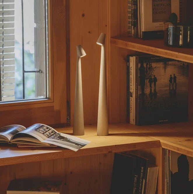 LuminaVista™ lampa stołowa LED – designerska, przenośna lampa do wnętrz